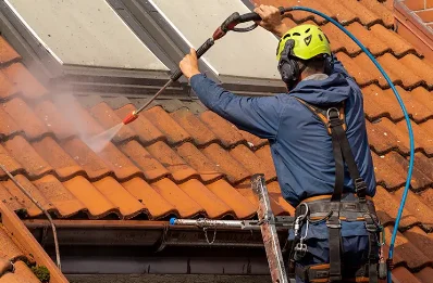 Démoussage et hydrofuge de toiture à Beaucens